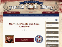 Tablet Screenshot of nationallibertyalliance.org